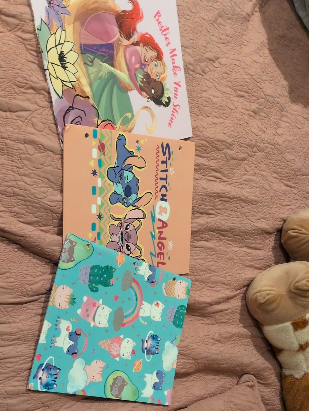 3 Pack Folders Kitty Stitch And Princess